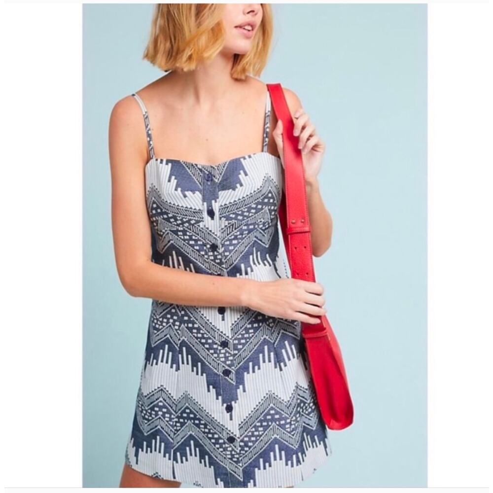 Hutch Anthropologie Naomi Printed Dress